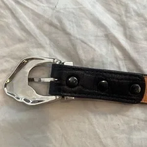 Studio Z leather belt, genuine leather, handcrafted! Studio Z Leather Belt #B0099 | eBay main image 2